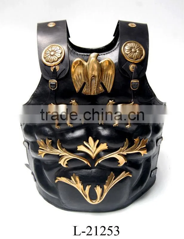 Halloween costumes leather armor jacket, medieval leather armor