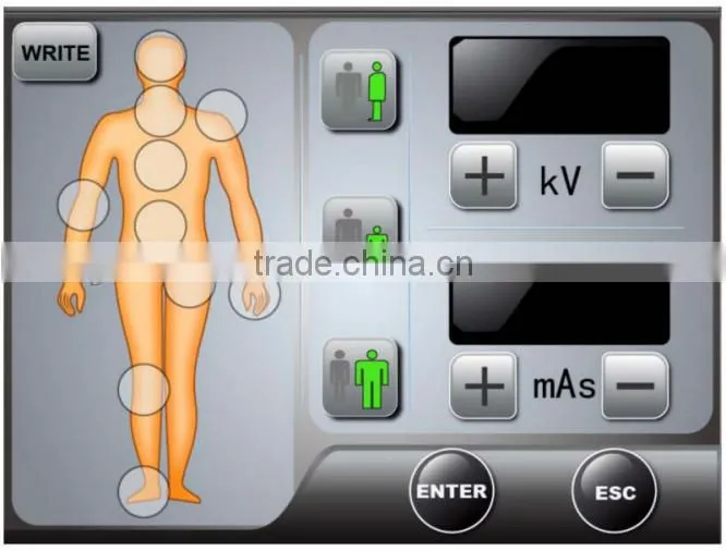 Medical 5KW high frequency mobile x-ray