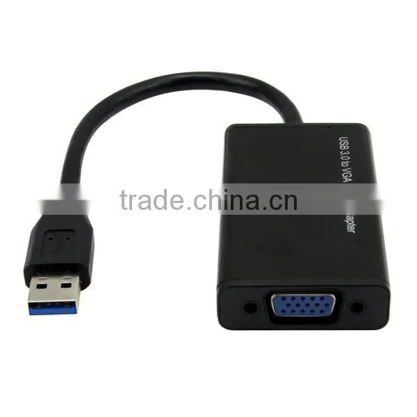USB 3.0 to VGA Multi Monitor External Video Card Adapter for Windows 7 8- 1920*1080 USB to VGA External Graphics Card