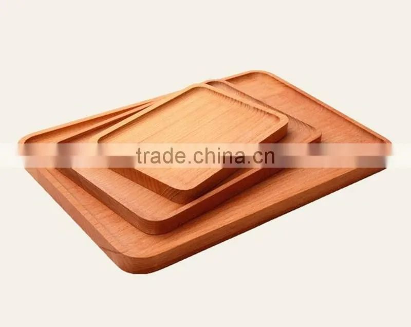 OEM high quality wooden serving tray for hotel