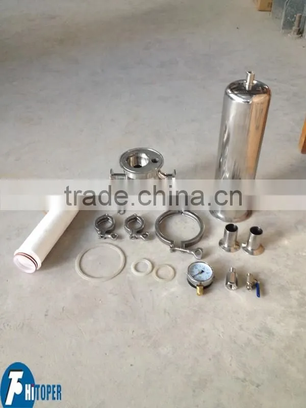 SS housing cartridge filter, liquor filter machine