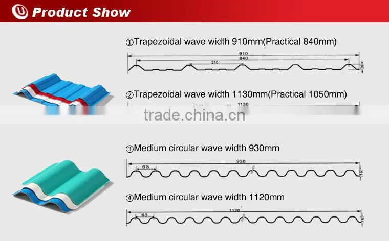 Light weight roof sheet price per sheet used price of corrugated pvc roof sheet