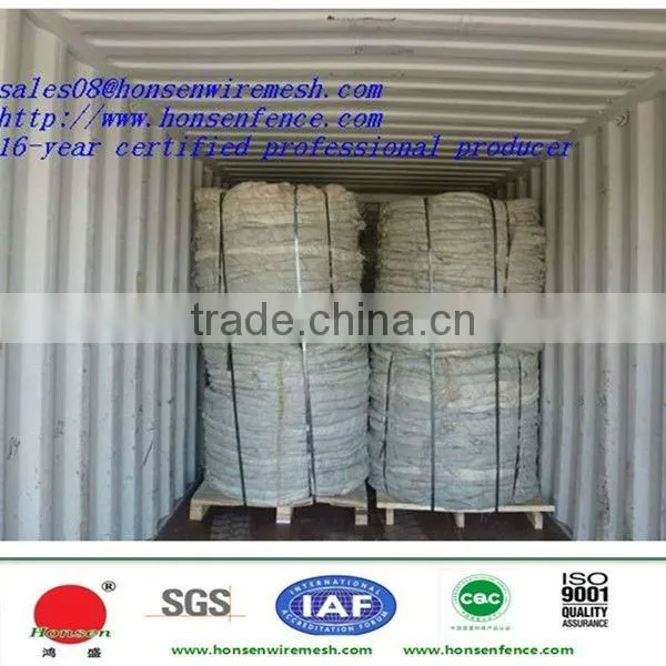 Good quality big discount razor wire prison fence