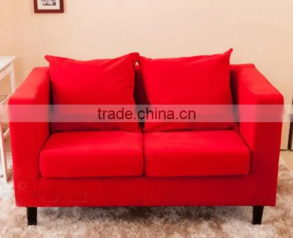 SFA00008 Chesterfield Linen Sofa,2 Seat Sofa With Down Feather Cushion,Hotel Sofa Chair With Linen Fabric