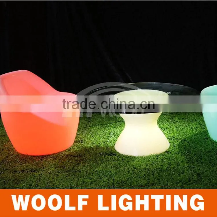 LED furniture Multi-color changing led dinner chair