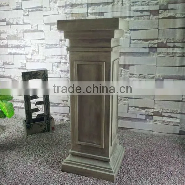 Polyresin Wedding Decoration Flower Stand With Pots Wedding Flower Pot
