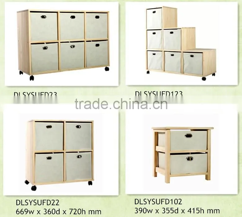Wooden storage cabinets with wheels
