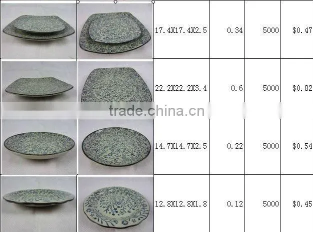 12pcs beautiful porcerlain dinnerware set