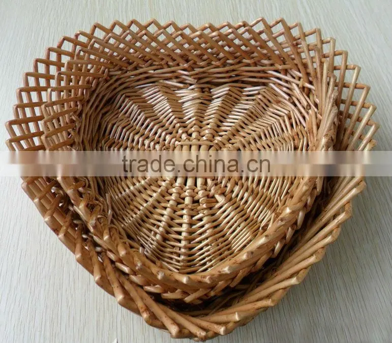 the green wicker basket house hold fruit &bread basket