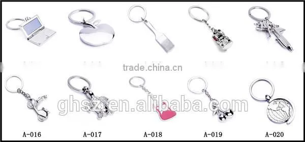 Factory price alloy table-tennis paddle key ring key chain manufacturer