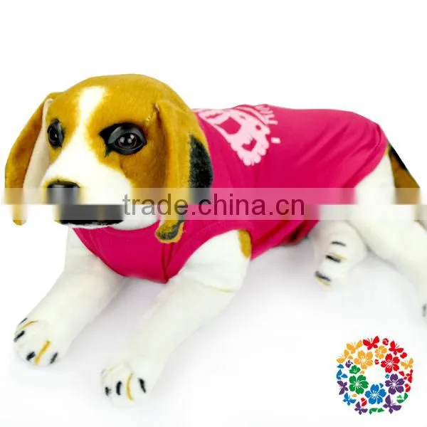 Wholesale Nice Cotton Dog Clothes Lovely Hot Pink Princess Pet Dog Clothes