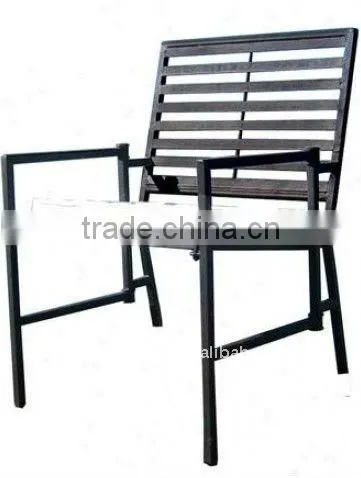 wrought iron folded chair