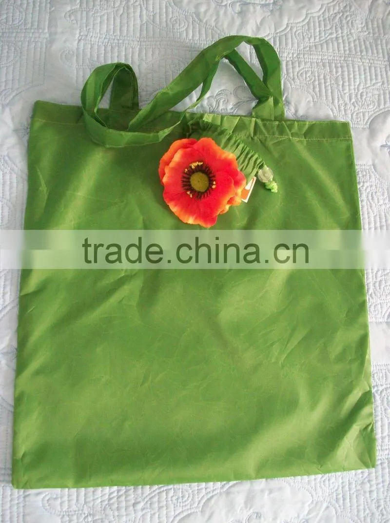 Pretty Orange Flower Shape Re-Usable ECO Foldable Shopping Bag