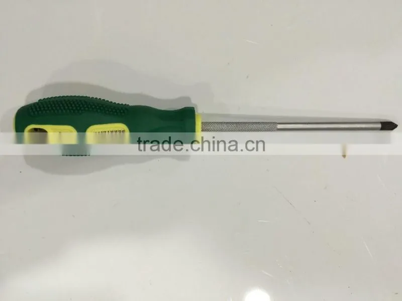 BERRYLION dual color falt head 4 inches screwdriver with anti slip handle