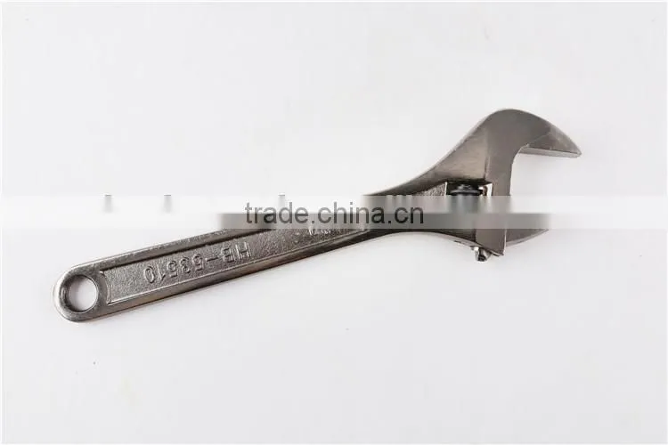 Black nickel finish adjustable wrench with good quality made in china