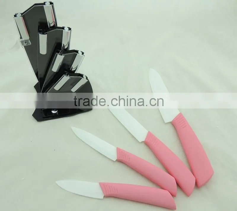 2017 Household Eco-Friendly Anti-Slip Ceramic Knives Set