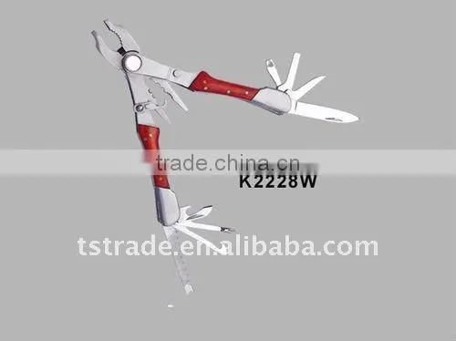 2014 Small multi adjustable tools pliers with knife T1999