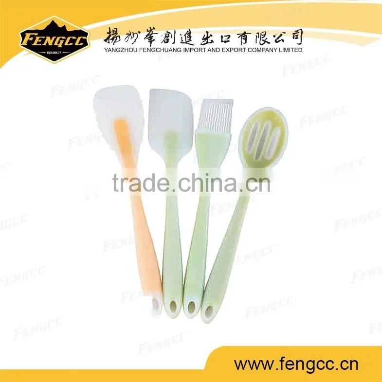 Heat Resistant Food Grade solid Silicone Rubber Spatula For Baking