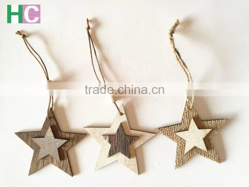 Custom shape wooden christmas hanging crafts