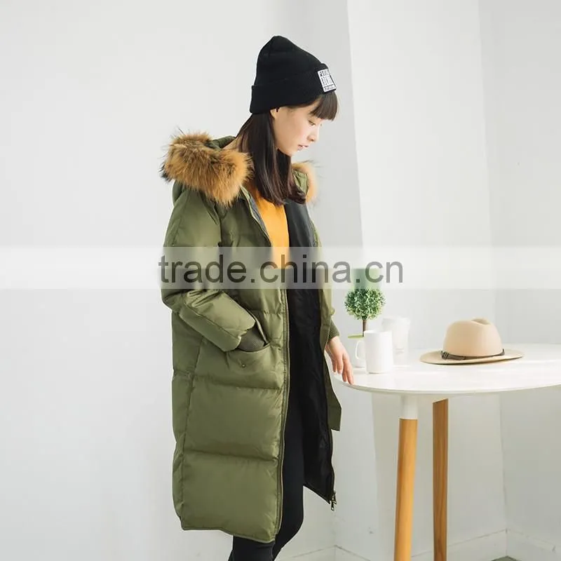 2016 new winter women jacket clothes down Cotton fur collar women's coat jacket