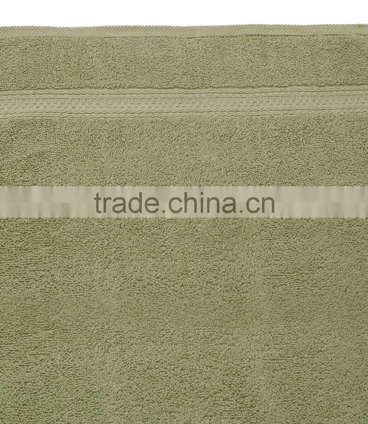 New model home textile plain design cotton square shape custom hotel towel