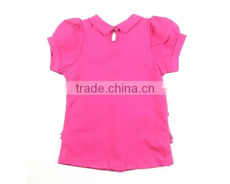 2016 New design kids girl t-shirt made in China