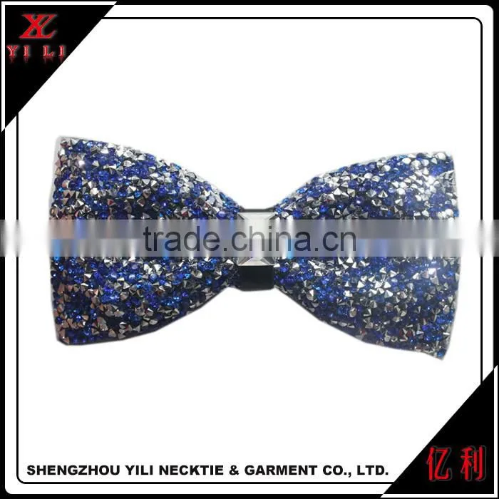 Crystal Shining Cheap Wedding Party Mens Rhinestone Bow Ties