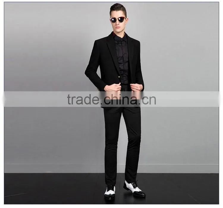 Office Uniform Designs Men Stylish Slim Fit Korean Suit