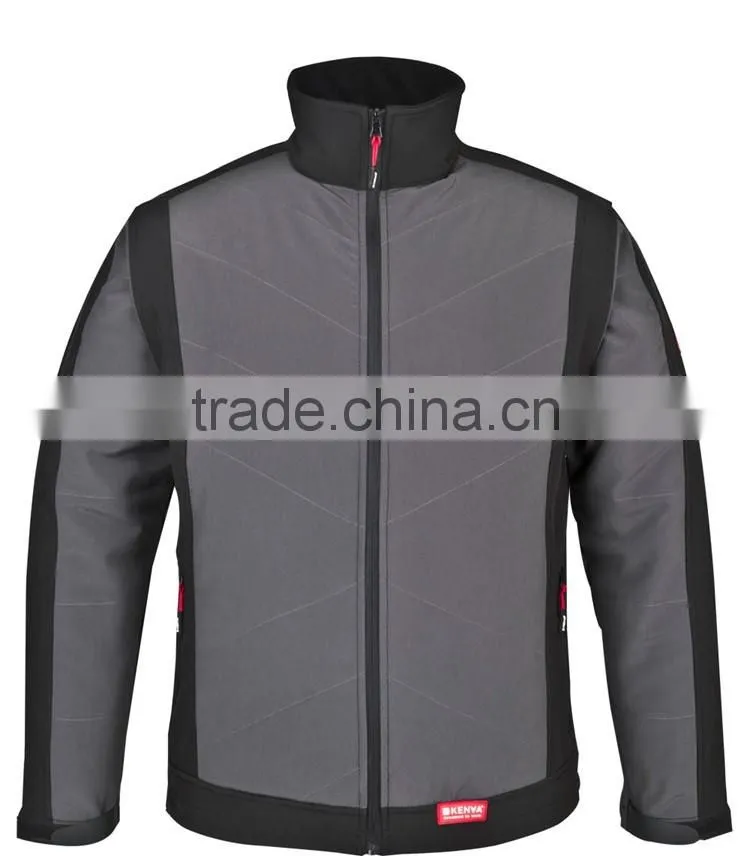 Waterproof breathable padding softshell ski clothing skiing jacket