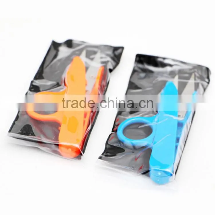 Multi-purpose Scissors Common Type And Plastic Handle Sewing Thread Yarn Scissors