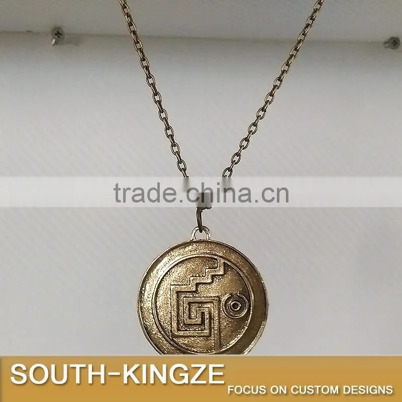 Carribean Film Preparation Pop Bronze Plated Jewelry Pendant