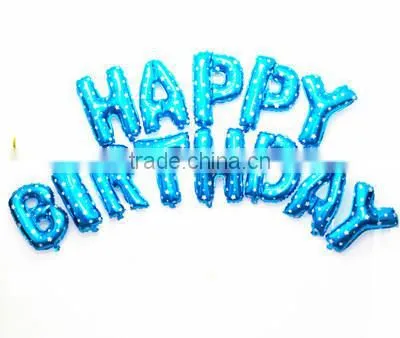 16 inch Foil Balloon Happy Birthday Letter Balloon For Sale