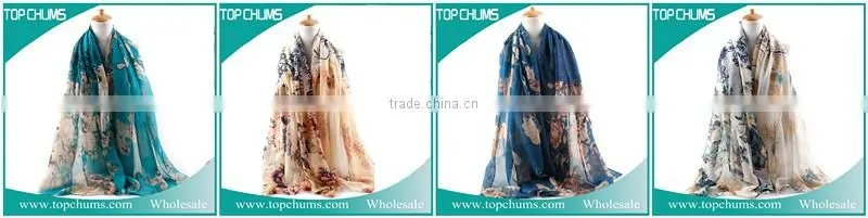 wholesale printing new fashion type of women cotton scarf