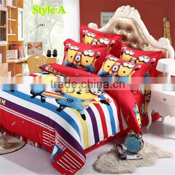 Big hero 6 bedding set 100% Cotton duvets wholesale cartoon design bedding sets