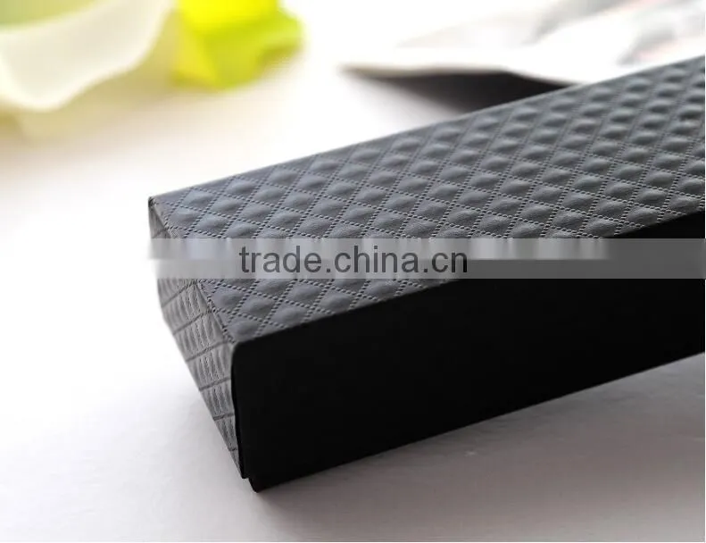 Black Necklace Bracelet Jewelry Gift Packakaging Box Long Rectangle Black Good Quality Gift Fine Package Case High Quality Box