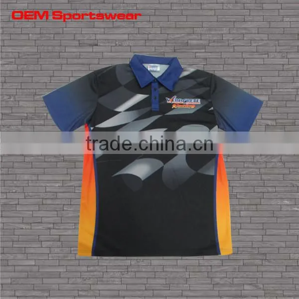 New design motocross wear custom racing polo shirts