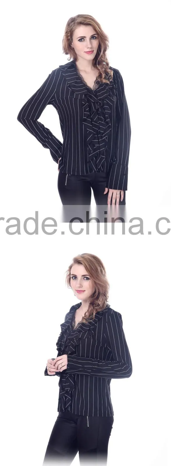 Promotional elegant women lady formal blouse