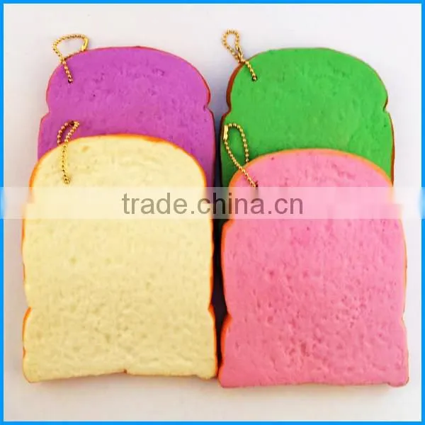 Hot selling super quality slow rising small size squishy bread toys