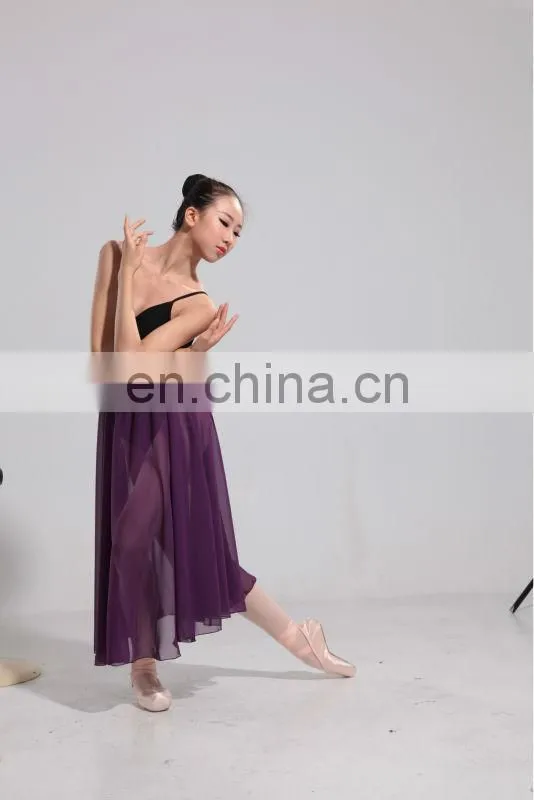 11414501 Long Chiffon Pull On Ballet Skirt Dance Skirt