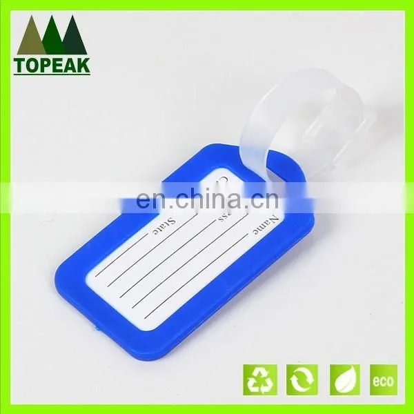 Popular Promotional Gifts With Client Logo Custom PVC Luggage Tag