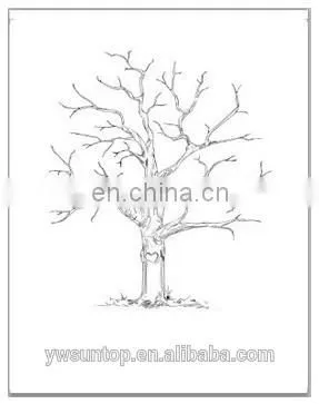 Heart Tree Fingerprint Canvas Painting Wedding Attendance album