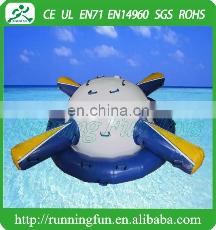 Inflatable water UFO, inflatable spinner water toys