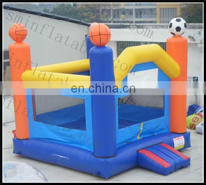 2016manufacturer professional production PVC inflatable enterrtainment castle inflatable plastic slide inflatable bluncer