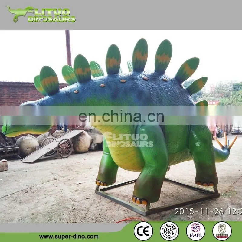 Customer Made Fiberglass Cartoon Dinosaur Sculpture