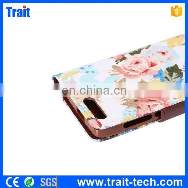 Wallet style Flip leather case for Huawei Ascend G6 with card slots