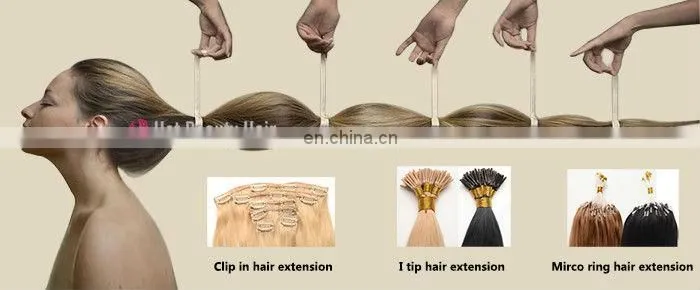 european remy i tip human hair extensions offer many colors