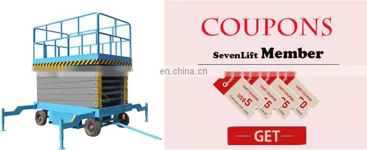 200kg small easy hydraulic electric diesel motor elevator lift