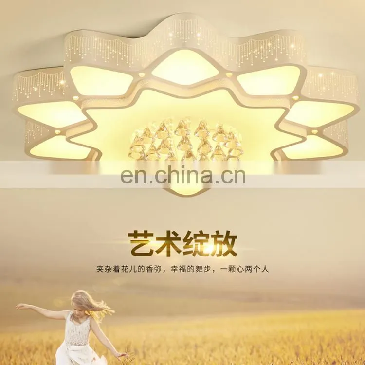 Creative Crystal Star Children's Room Acrylic led Ceiling Light Bedroom Light