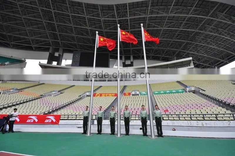 tapering flagpole for stadium
