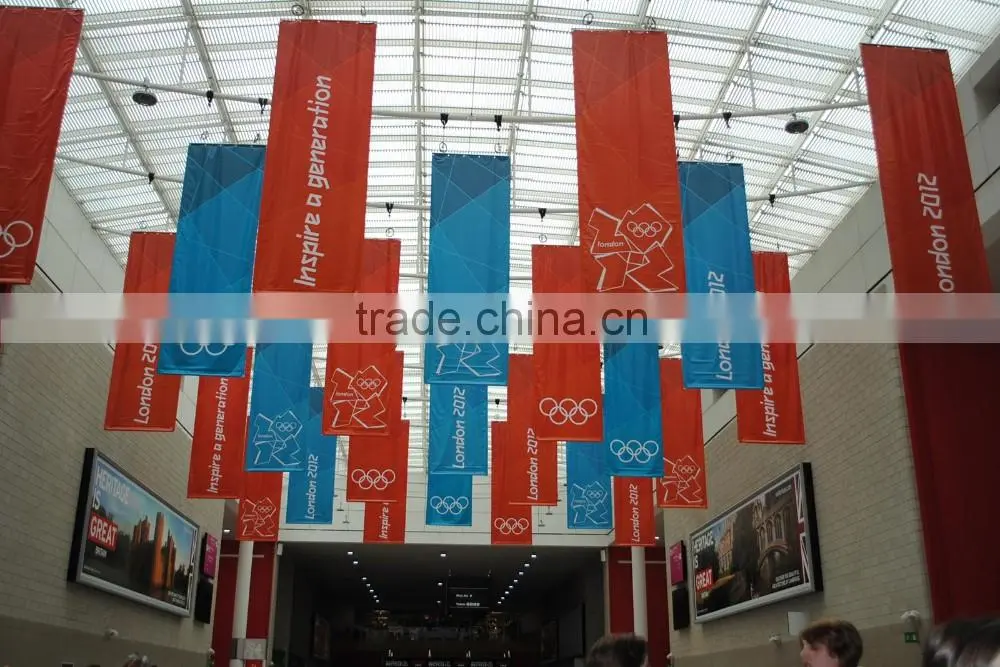 Small indoor hanging advertising banner